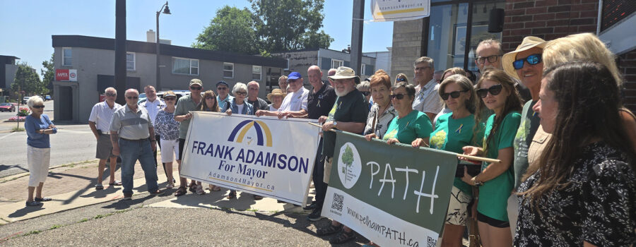 Frank Adamson Announces Candidacy for Mayor of the Town of Pelham